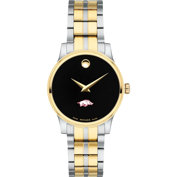 Arkansas Women&#39;s Movado Collection Two-Tone Watch with Black Dial Shot #2