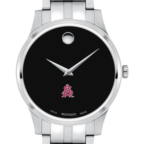 ASU Men&#39;s Movado Collection Stainless Steel Watch with Black Dial Shot #1