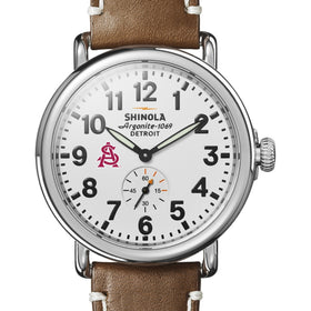 ASU Shinola Watch, The Runwell 41 mm White Dial Shot #1