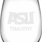 ASU Stemless Wine Glasses Made in the USA Shot #3