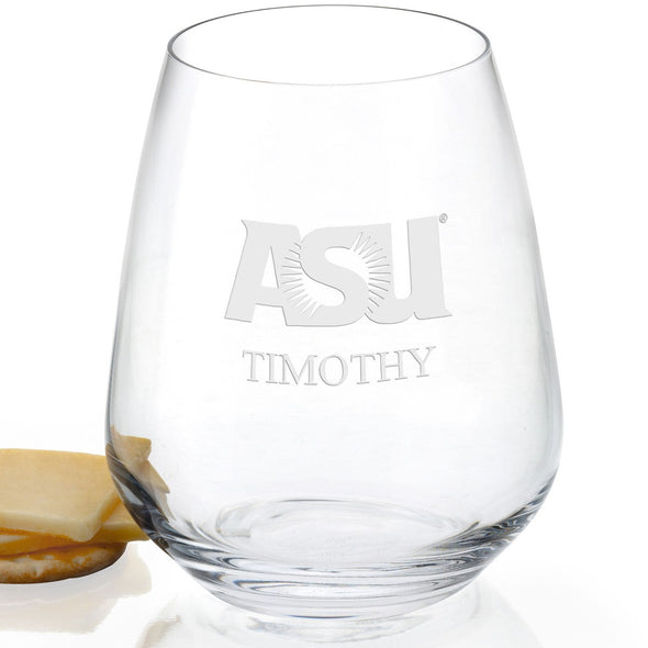 ASU Stemless Wine Glasses Shot #2