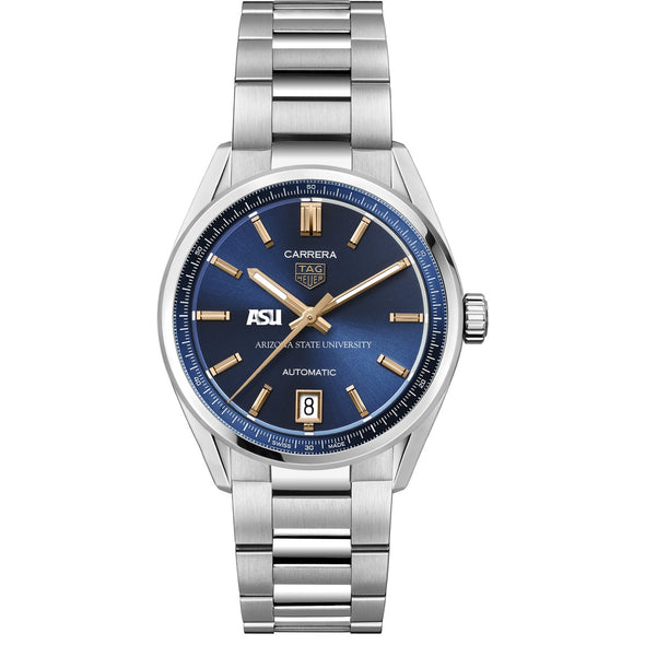 ASU Women&#39;s TAG Heuer Steel Carrera with Blue Dial Shot #2