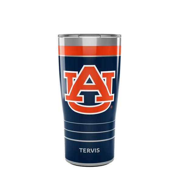 Auburn 20 oz. Stainless Steel Tervis Tumblers with Slider Lids - Set of 2 Shot #1