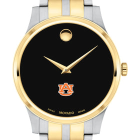 Auburn Men&#39;s Movado Collection Two-Tone Watch with Black Dial Shot #1