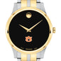 Auburn Men's Movado Collection Two-Tone Watch with Black Dial Shot #1