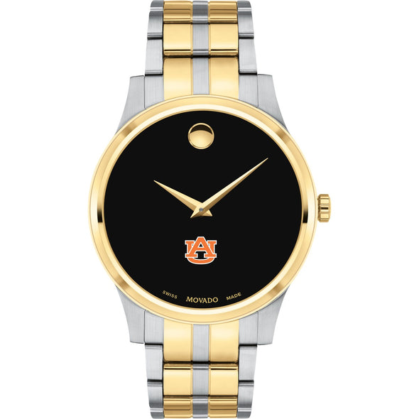 Auburn Men&#39;s Movado Collection Two-Tone Watch with Black Dial Shot #2