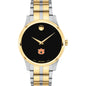 Auburn Men's Movado Collection Two-Tone Watch with Black Dial Shot #2