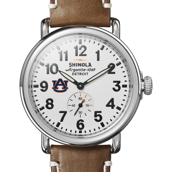 Auburn Shinola Watch, The Runwell 41 mm White Dial Shot #1