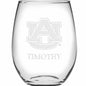 Auburn Stemless Wine Glasses Made in the USA Shot #2