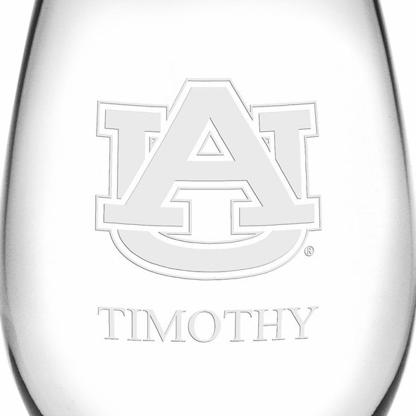 Auburn Stemless Wine Glasses Made in the USA Shot #3