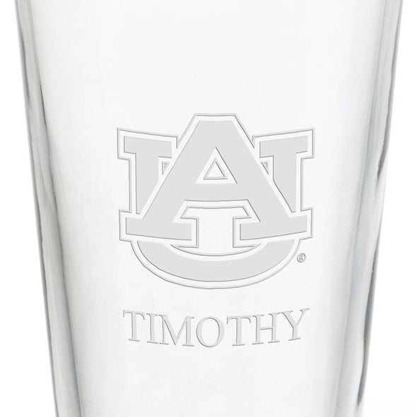 Auburn University 16 oz Pint Glass Shot #3