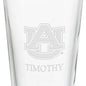 Auburn University 16 oz Pint Glass Shot #3