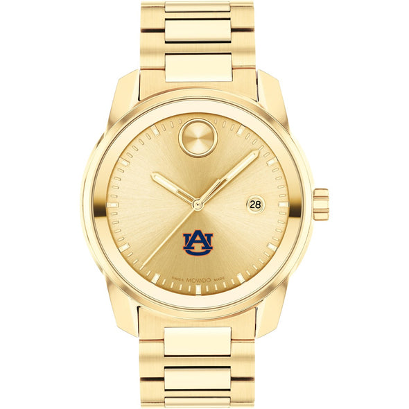 Auburn University Men&#39;s Movado BOLD Gold with Date Window Shot #2