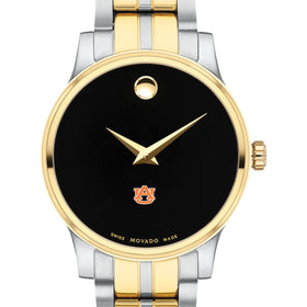 Auburn Women&#39;s Movado Collection Two-Tone Watch with Black Dial Shot #1