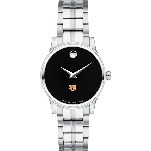 Auburn Women&#39;s Movado Stainless Steel Watch with Black Dial Shot #2