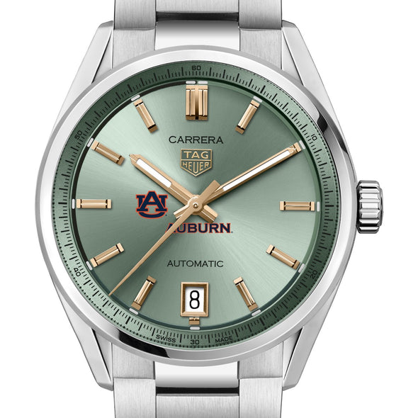 Auburn Women&#39;s TAG Heuer Steel Carrera with Green Dial Shot #1