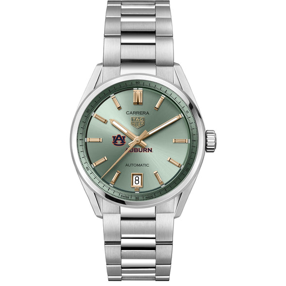 Auburn Women&#39;s TAG Heuer Steel Carrera with Green Dial Shot #2