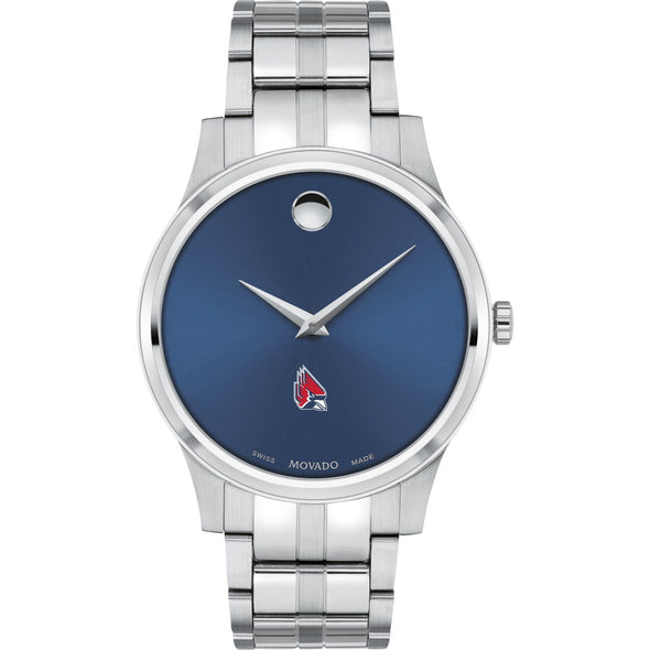 Ball State Men&#39;s Movado Collection Stainless Steel Watch with Blue Dial Shot #2