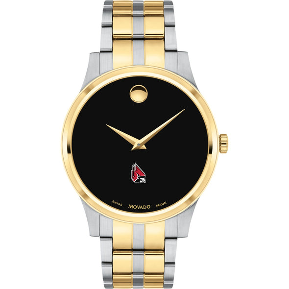 Ball State Men&#39;s Movado Collection Two-Tone Watch with Black Dial Shot #2