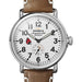 Ball State Shinola Watch, The Runwell 41 mm White Dial