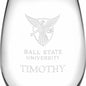 Ball State Stemless Wine Glasses Made in the USA Shot #3