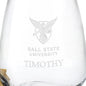 Ball State Stemless Wine Glasses Shot #3