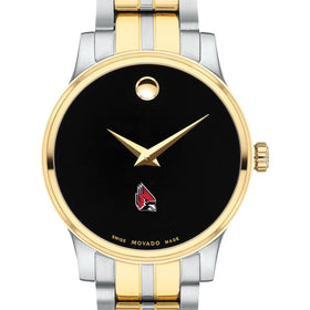 Ball State Women&#39;s Movado Collection Two-Tone Watch with Black Dial Shot #1