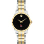 Ball State Women's Movado Collection Two-Tone Watch with Black Dial Shot #2