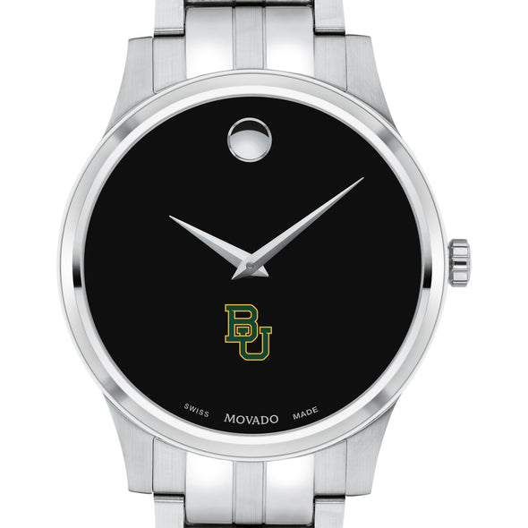 Baylor Men&#39;s Movado Collection Stainless Steel Watch with Black Dial Shot #1