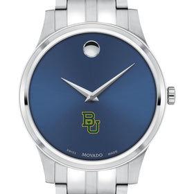 Baylor Men&#39;s Movado Collection Stainless Steel Watch with Blue Dial Shot #1