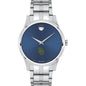 Baylor Men's Movado Collection Stainless Steel Watch with Blue Dial Shot #2