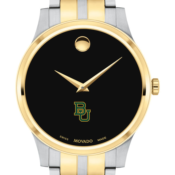 Baylor Men&#39;s Movado Collection Two-Tone Watch with Black Dial Shot #1