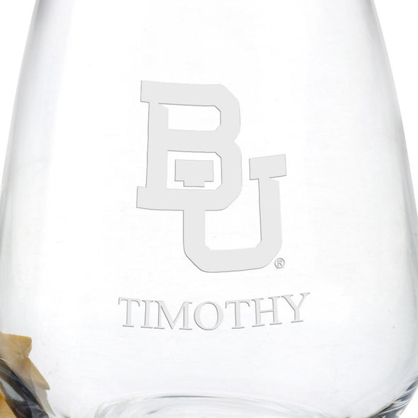 Baylor Stemless Wine Glasses Shot #3