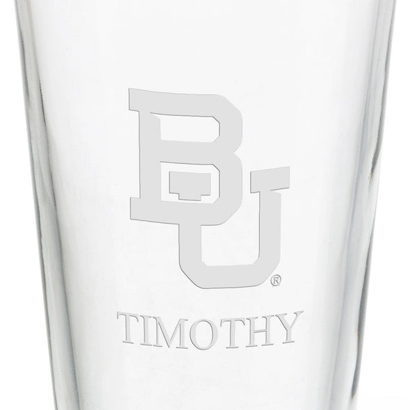 Baylor University 16 oz Pint Glass- Set of 4 Shot #3