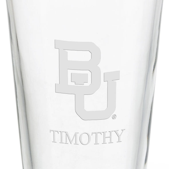 Baylor University 16 oz Pint Glass Shot #3