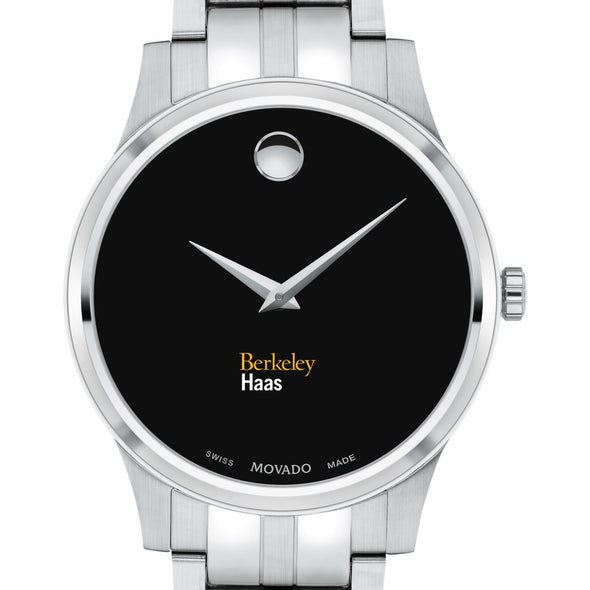 Berkeley Haas Men&#39;s Movado Collection Stainless Steel Watch with Black Dial Shot #1