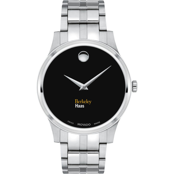 Berkeley Haas Men&#39;s Movado Collection Stainless Steel Watch with Black Dial Shot #2