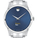 Berkeley Haas Men's Movado Collection Stainless Steel Watch with Blue Dial