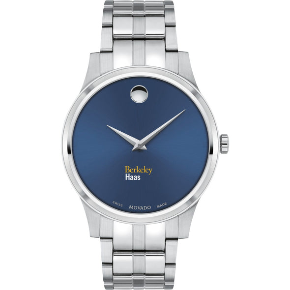 Berkeley Haas Men&#39;s Movado Collection Stainless Steel Watch with Blue Dial Shot #2