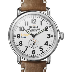 Berkeley Haas Shinola Watch, The Runwell 41 mm White Dial Shot #1