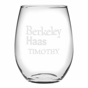 Berkeley Haas Stemless Wine Glasses Made in the USA Shot #1