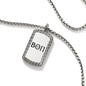 Beta Theta Pi Dog Tag by John Hardy with Box Chain Shot #3