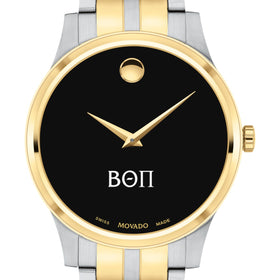 Beta Theta Pi Men&#39;s Movado Collection Two-Tone Watch with Black Dial Shot #1