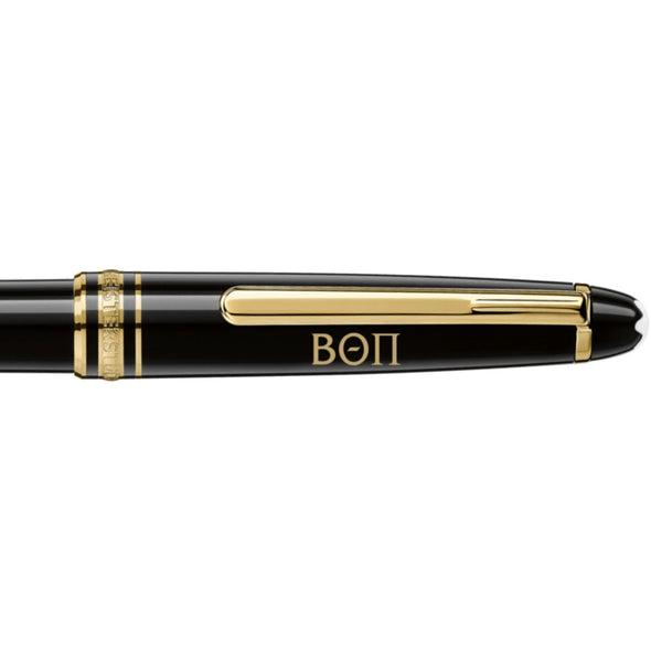 Beta Theta Pi Montblanc Meisterstück Classique Ballpoint Pen in Gold Shot #2