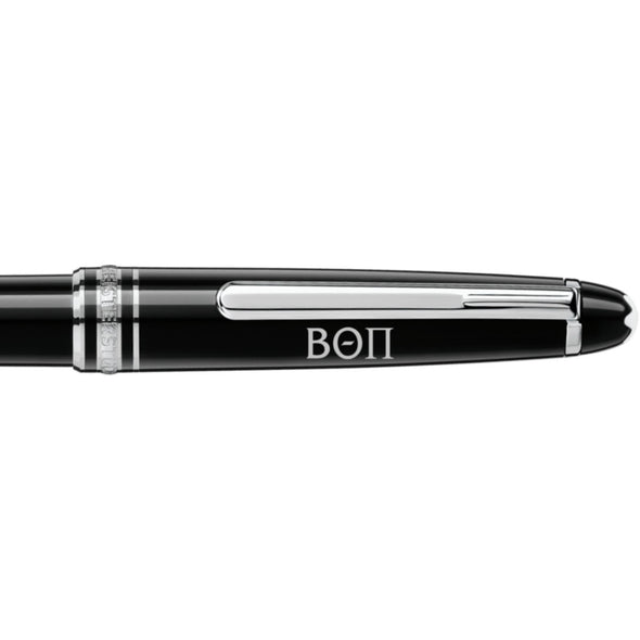 Beta Theta Pi Montblanc Meisterstück Classique Ballpoint Pen in Platinum Shot #2