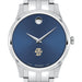 Boston College Men's Movado Collection Stainless Steel Watch with Blue Dial