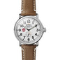 Boston College Shinola Watch, The Runwell 41 mm White Dial Shot #2