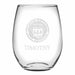 Boston College Stemless Wine Glasses Made in the USA