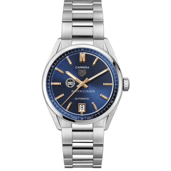 Boston College Women&#39;s TAG Heuer Steel Carrera with Blue Dial Shot #2