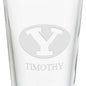 Brigham Young University 16 oz Pint Glass Shot #3